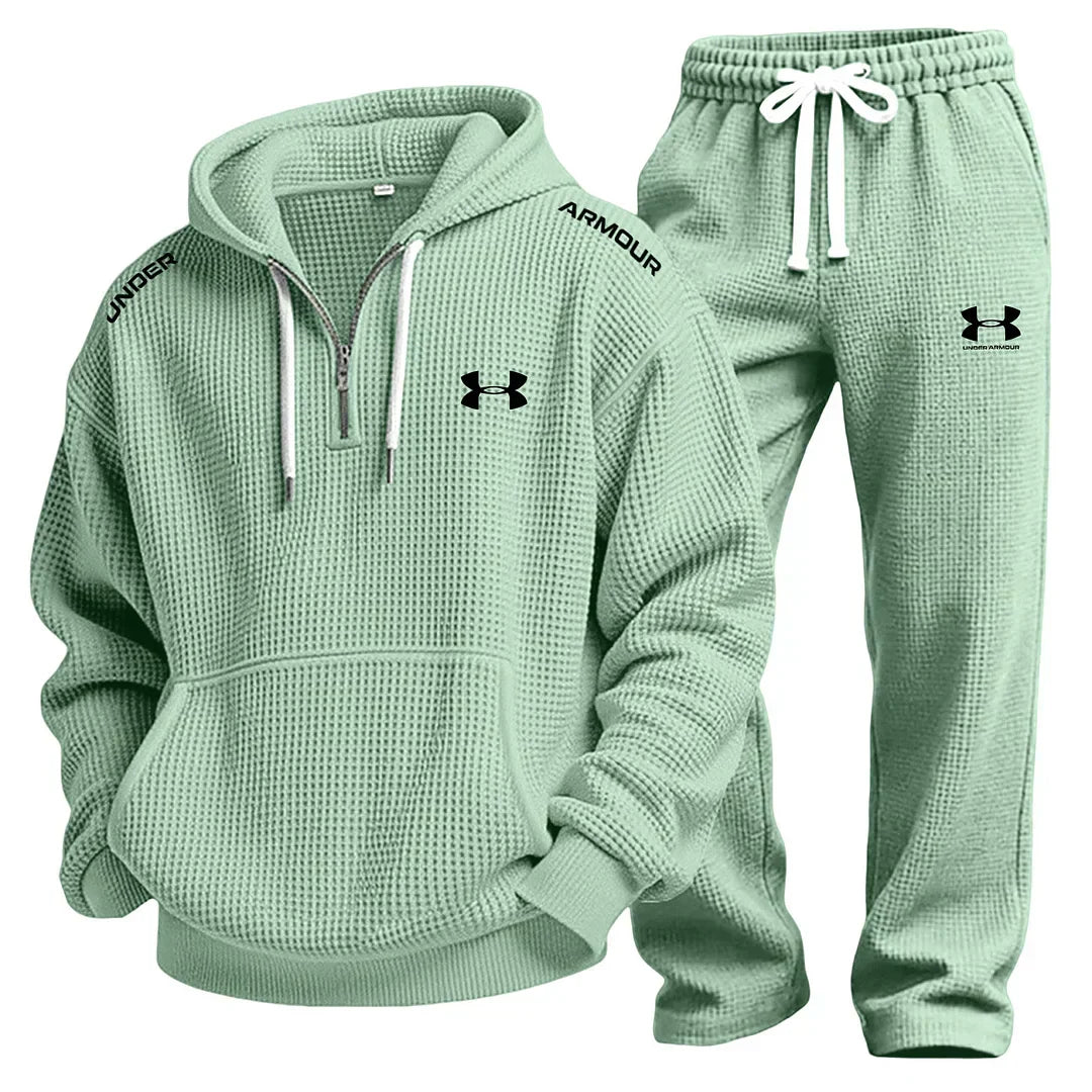 Ensemble de Sweat à Capuche en Tissu Waffle et Joggers - Liquidation
