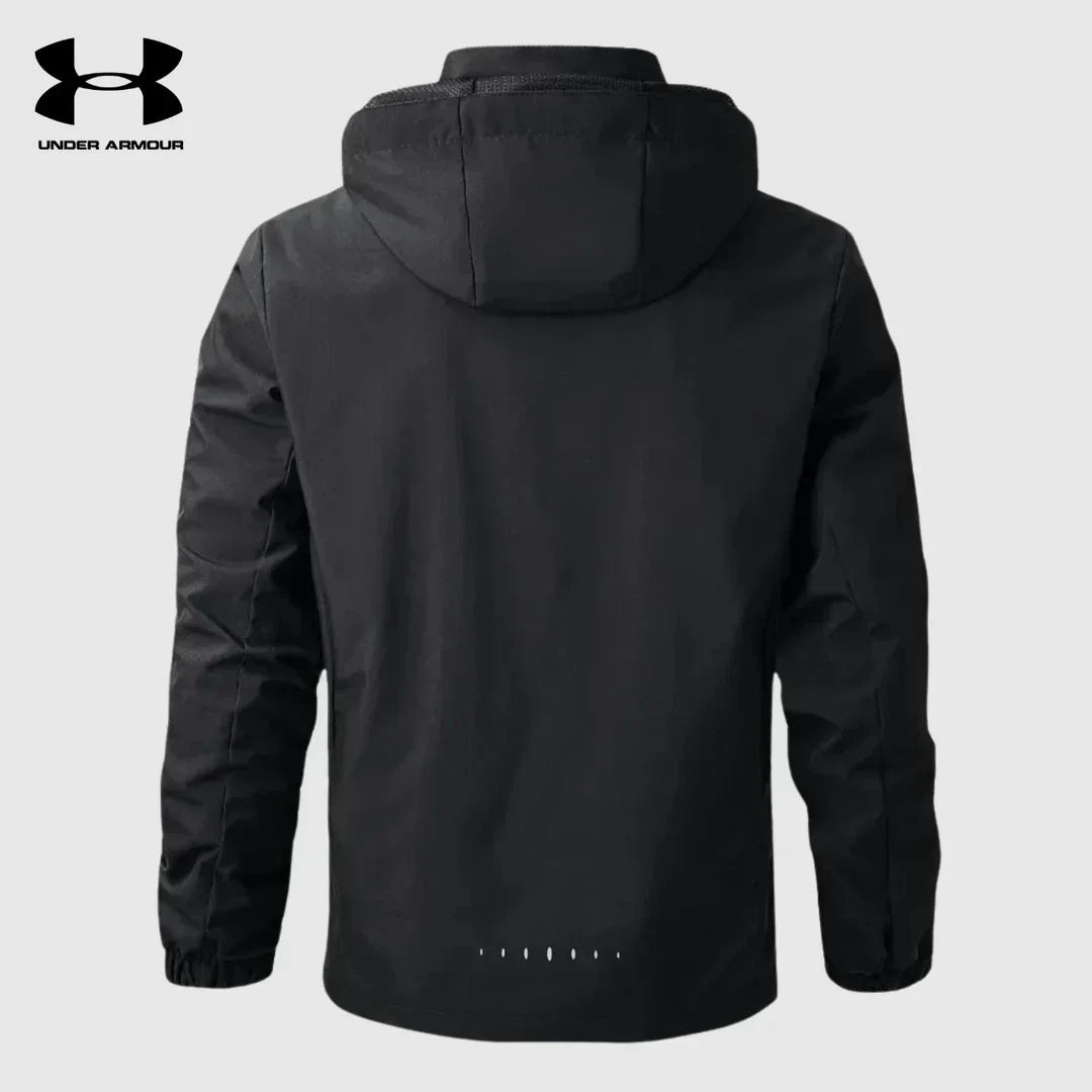 Veste à Capuche Zippée Col Montant pour Hommes