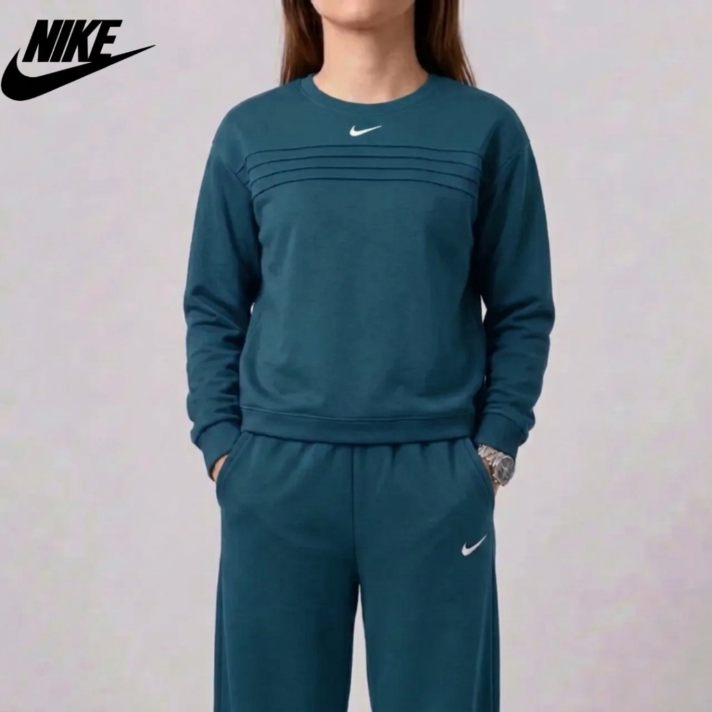 Ensemble Sweat et Pantalons à Col Rond pour Femmes