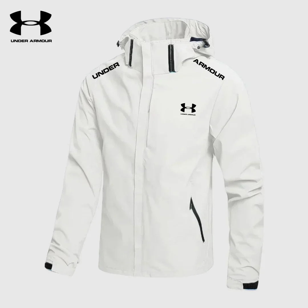 Veste à Capuche Zippée Col Montant pour Hommes