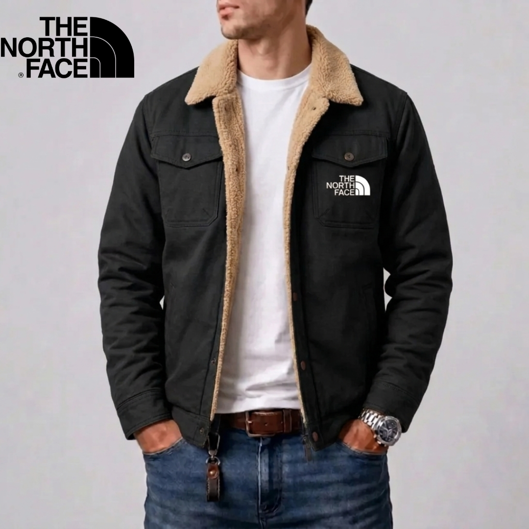 Veste Utility Doublée en Sherpa pour Homme