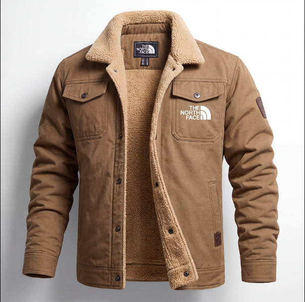 Veste Utility Doublée en Sherpa pour Homme