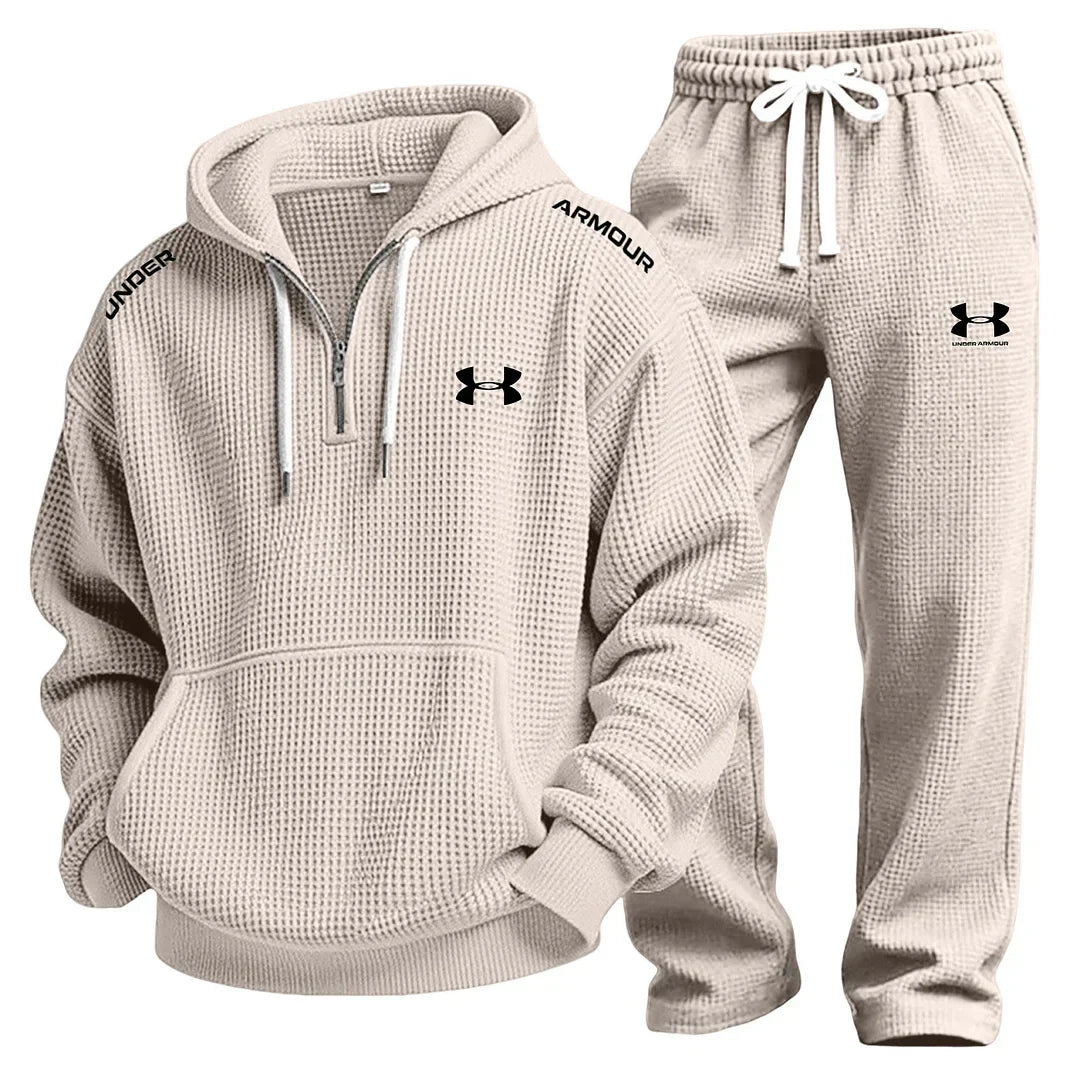 Ensemble de Sweat à Capuche en Tissu Waffle et Joggers - Liquidation