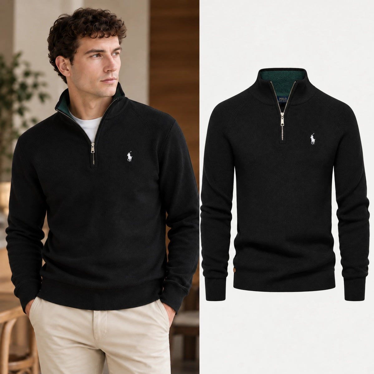 Pull Essentiel à Demi-Zip