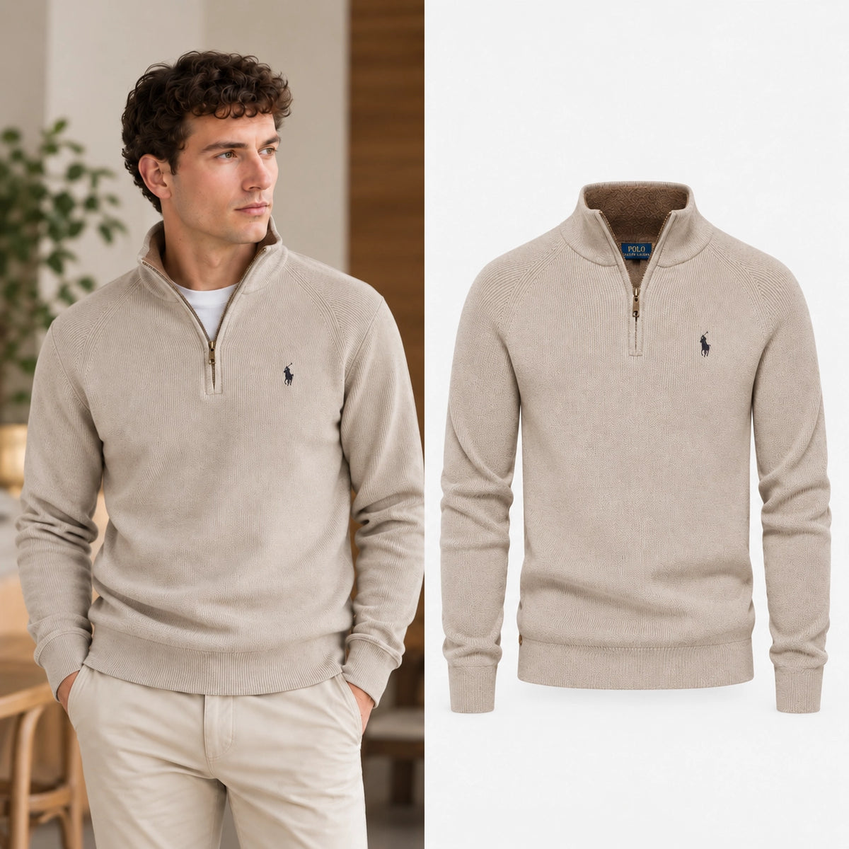 Pull Essentiel à Demi-Zip