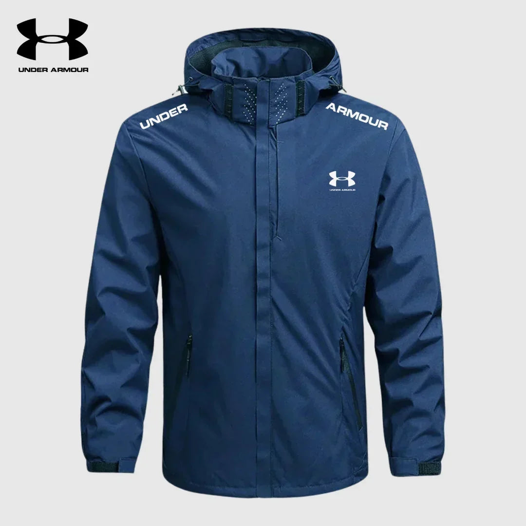 Veste à Capuche Zippée Col Montant pour Hommes