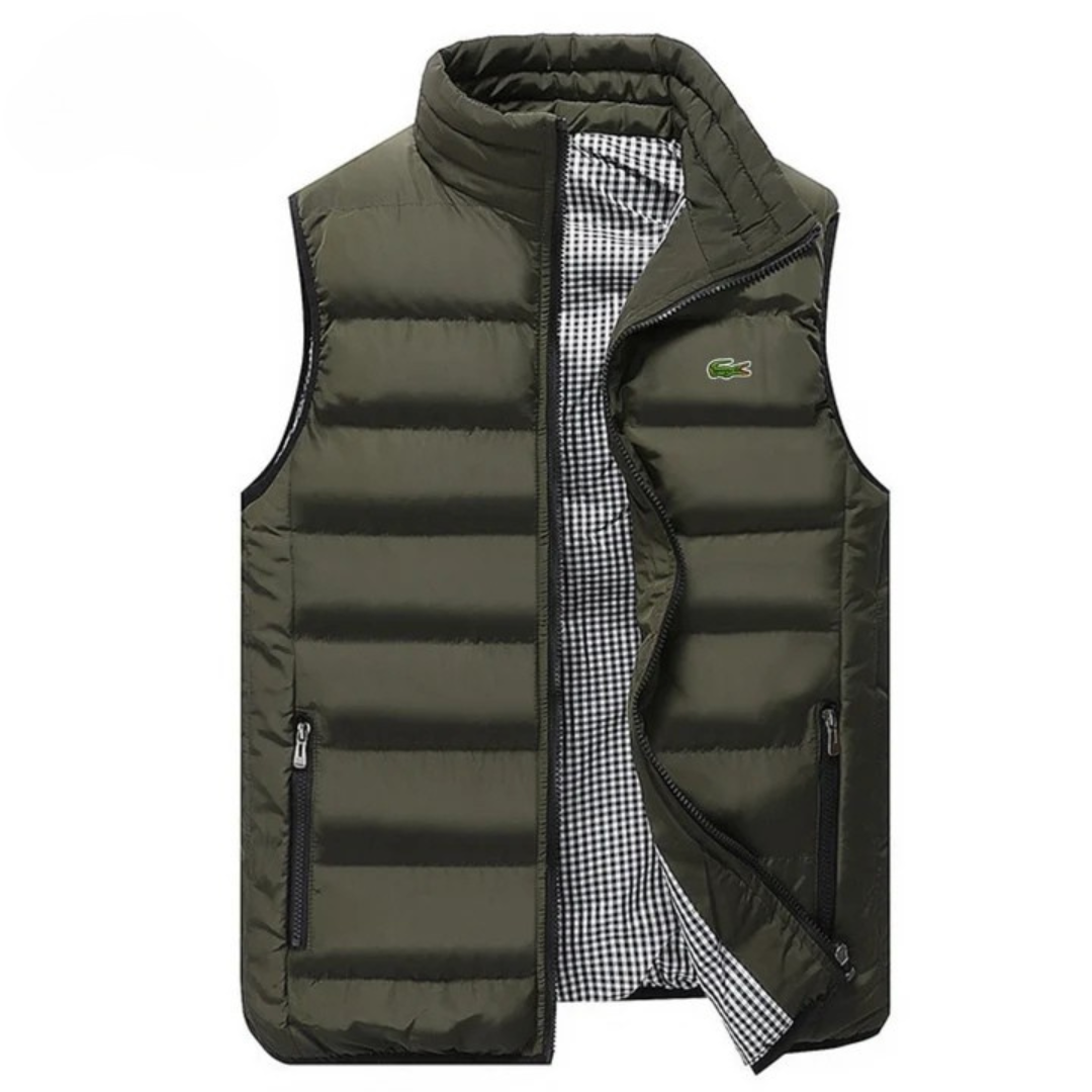 Gilet pour Homme Matelassé avec Col Montant