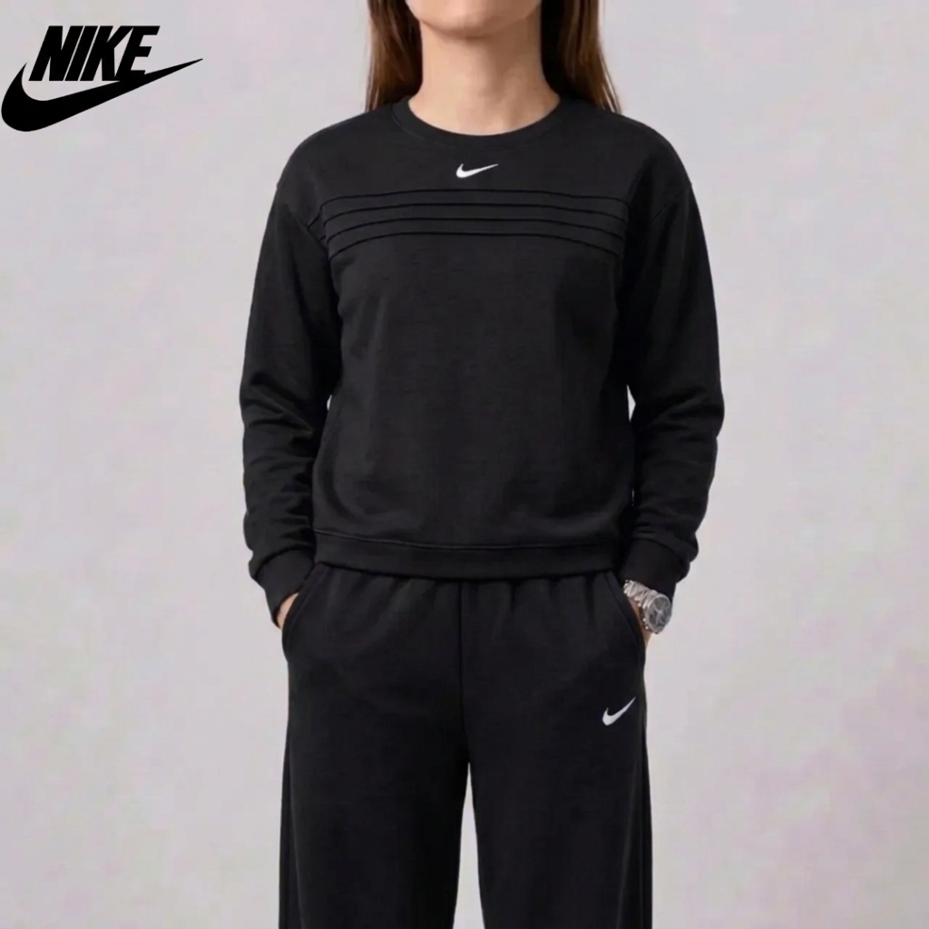 Ensemble Sweat et Pantalons à Col Rond pour Femmes