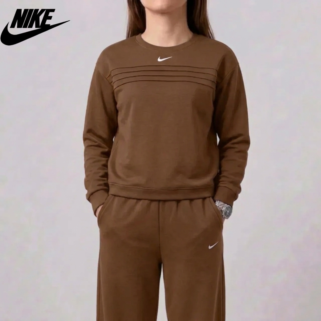 Ensemble Sweat et Pantalons à Col Rond pour Femmes