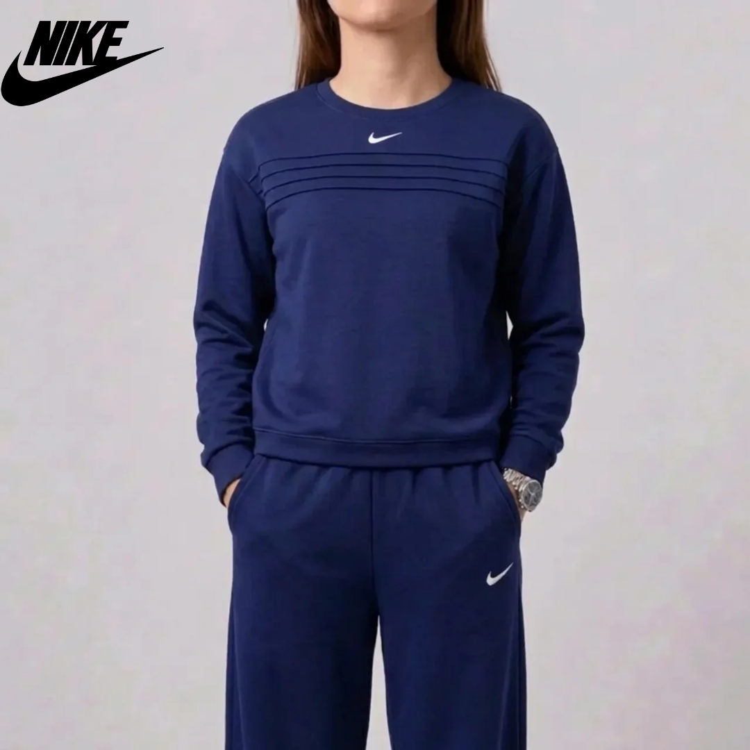 Ensemble Sweat et Pantalons à Col Rond pour Femmes