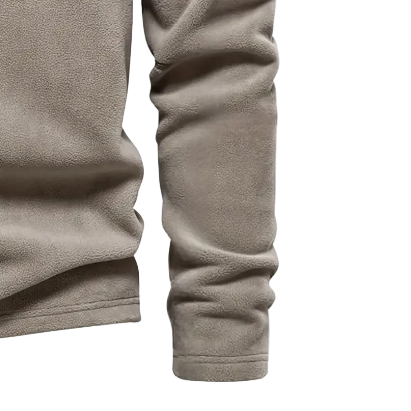 Pull en Polaire avec Zip Quart