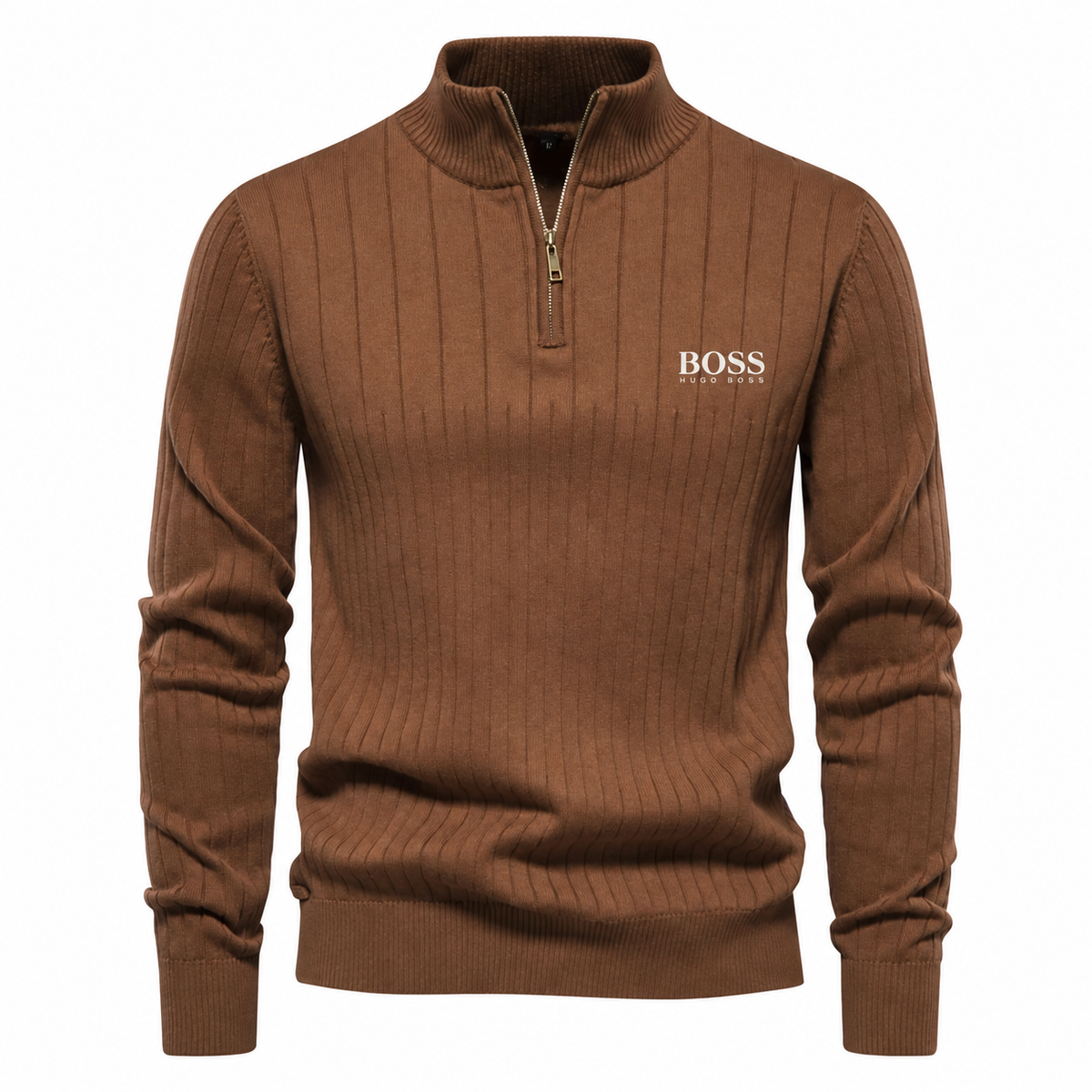 Pull Classique à Demi-Zip