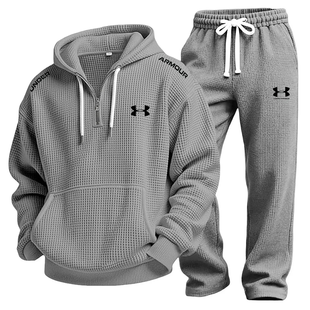 Ensemble de Sweat à Capuche en Tissu Waffle et Joggers - Liquidation