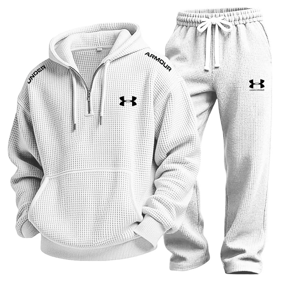 Ensemble de Sweat à Capuche en Tissu Waffle et Joggers - Liquidation