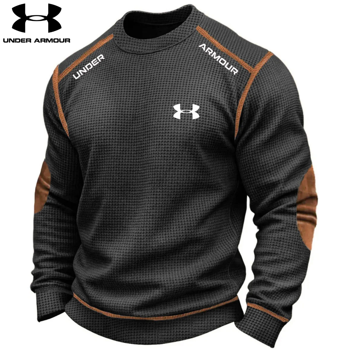 Sweat-shirt pour homme avec coutures contrastées texturisées