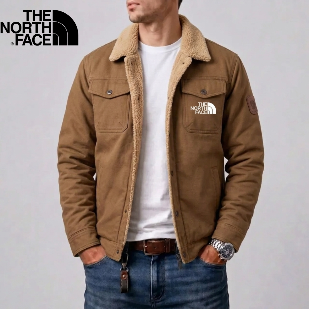 Veste Utility Doublée en Sherpa pour Homme