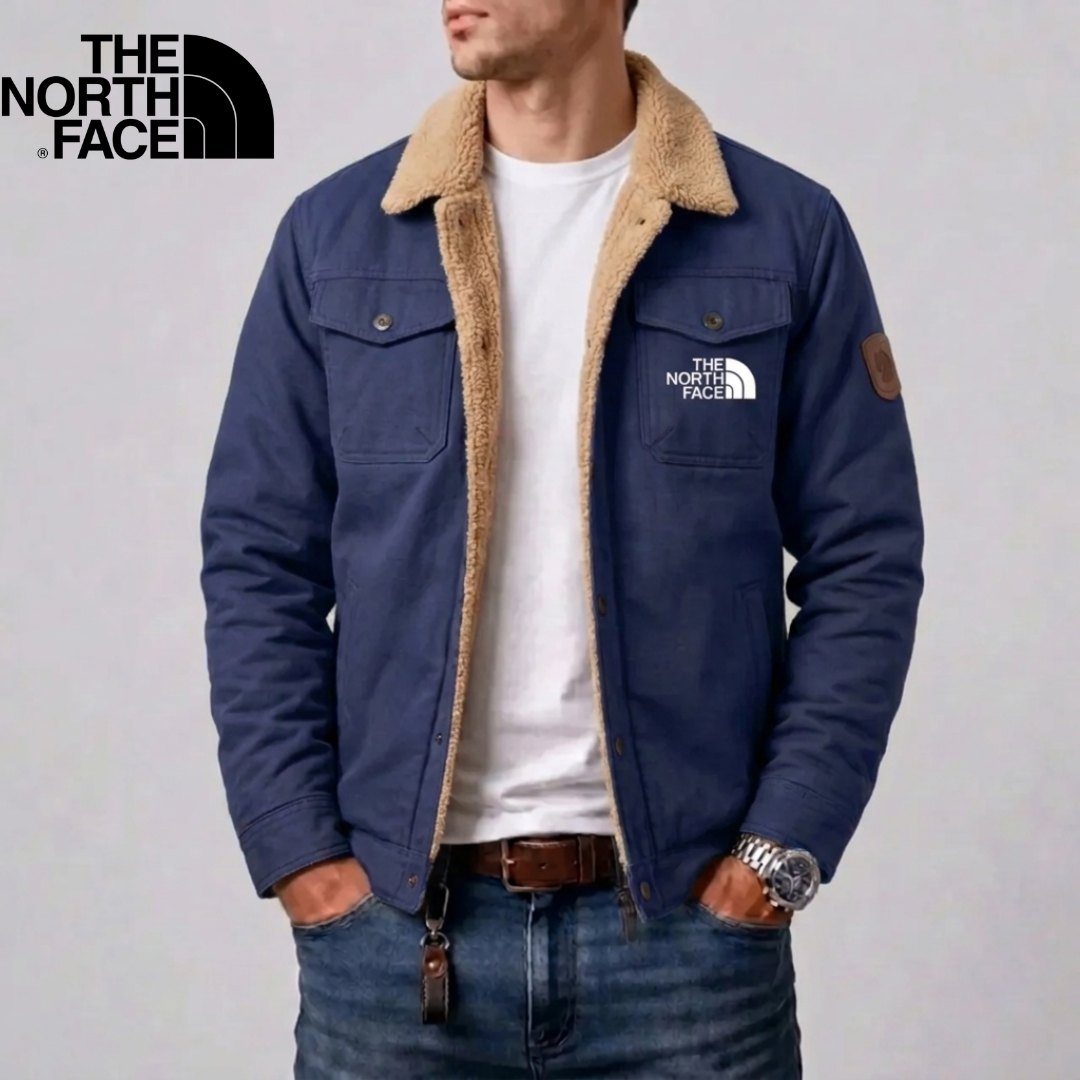 Veste Utility Doublée en Sherpa pour Homme