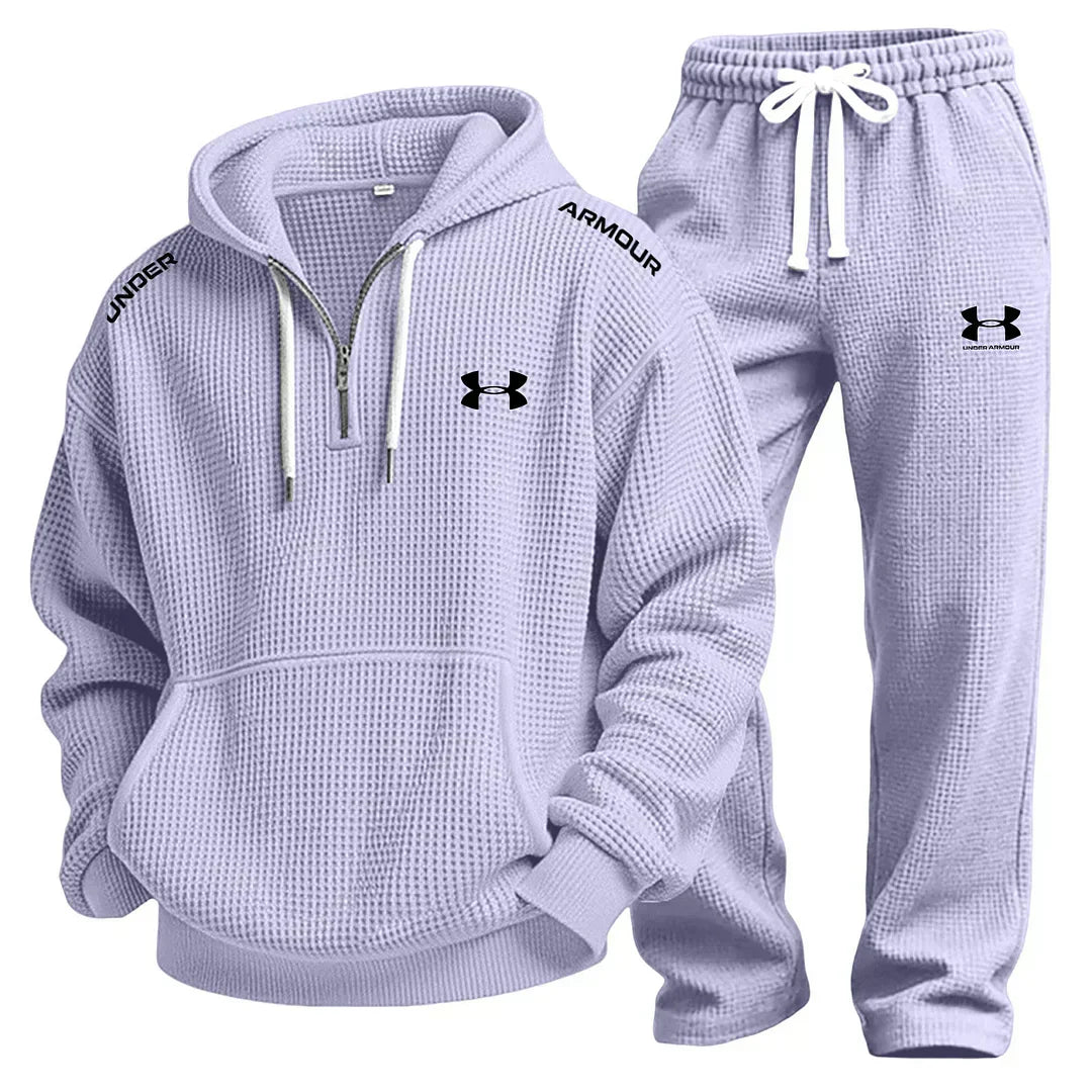 Ensemble de Sweat à Capuche en Tissu Waffle et Joggers - Liquidation