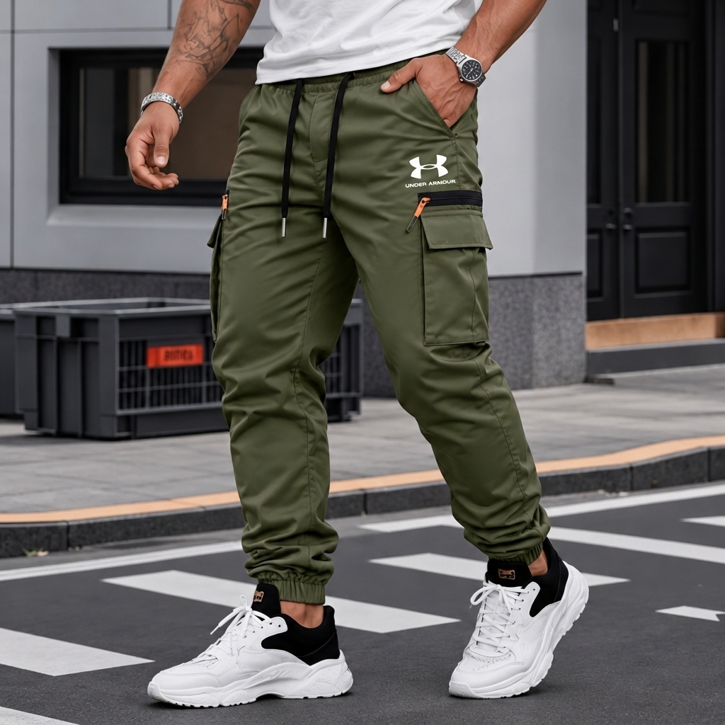 Pantalon Jogger Cargo Multi-Poches pour Homme