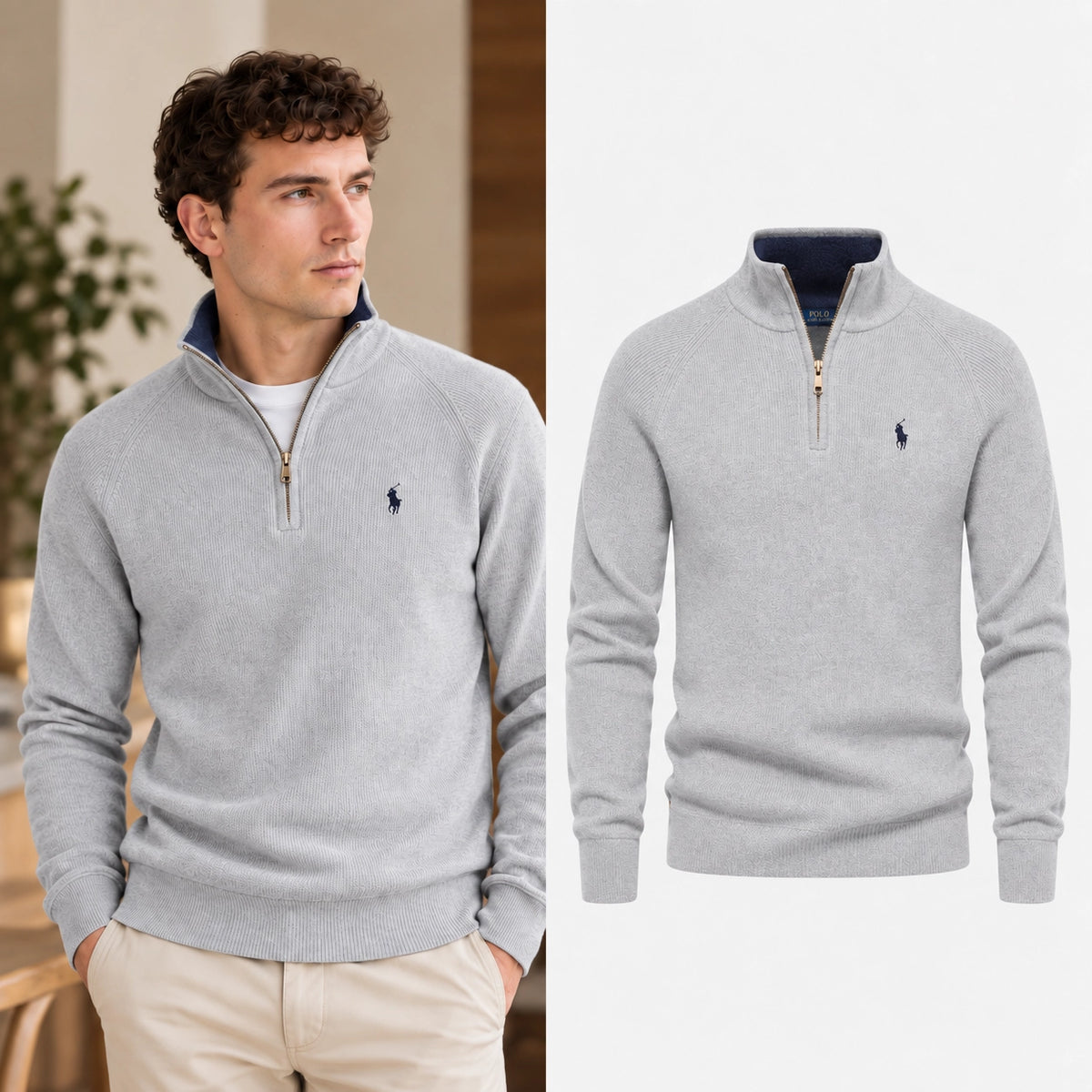 Pull Essentiel à Demi-Zip