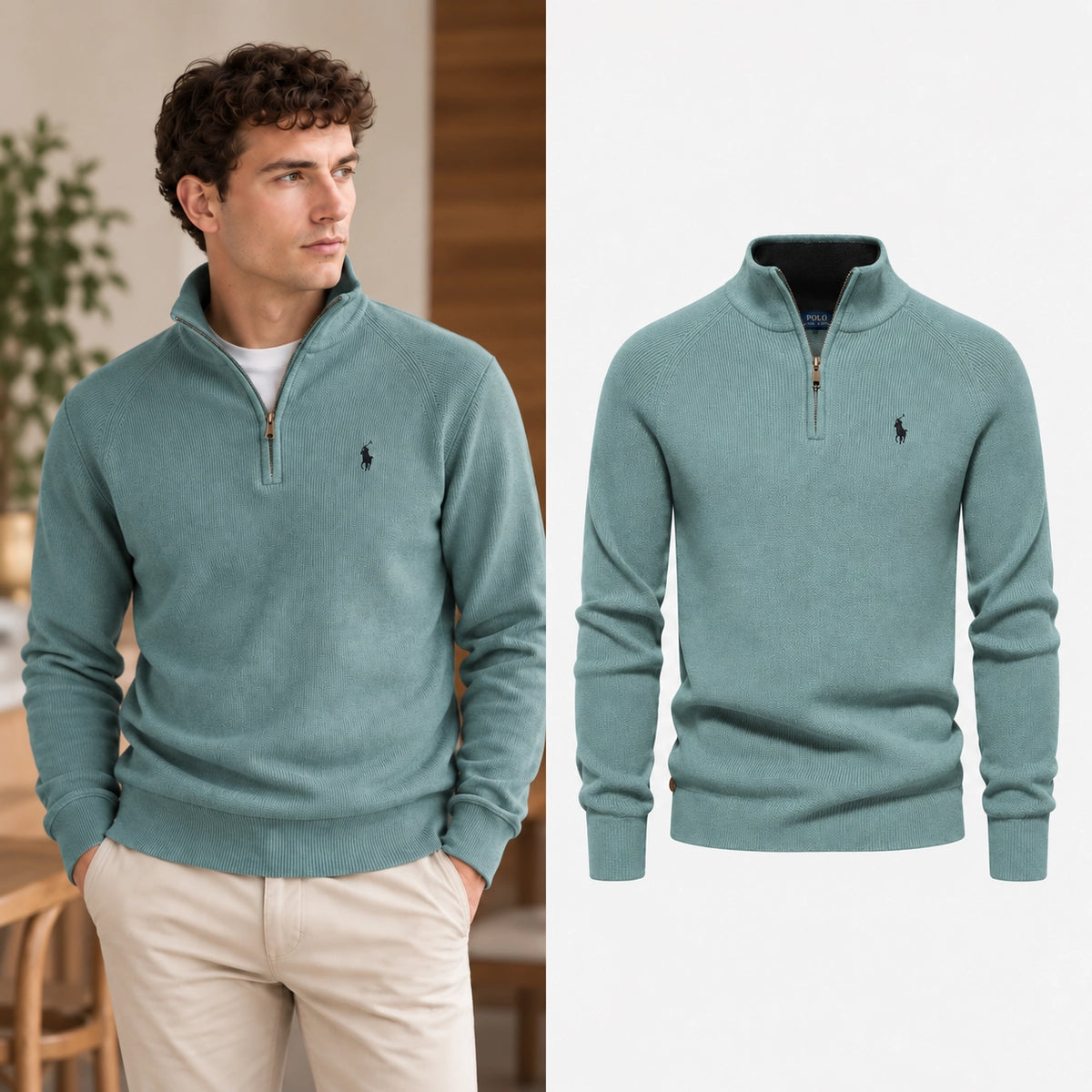 Pull Essentiel à Demi-Zip